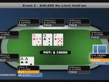 World Series of Poker - WSOP 2009 - Hand of the Day - Tony G - Black Aces